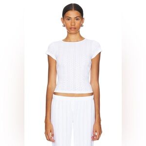 Cou Cou The Regular Baby Tee in White